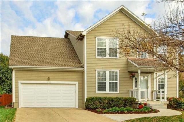 front of home with new garage door