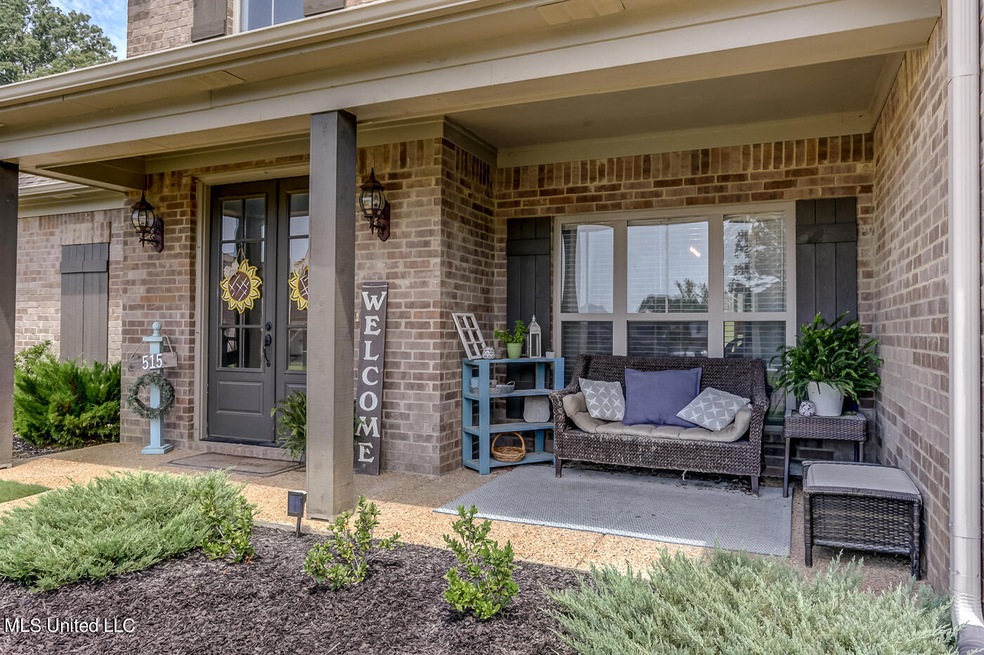 Welcoming front porch