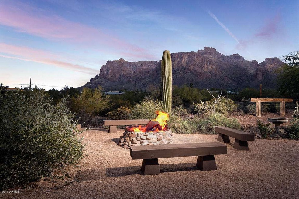 Fire pit area