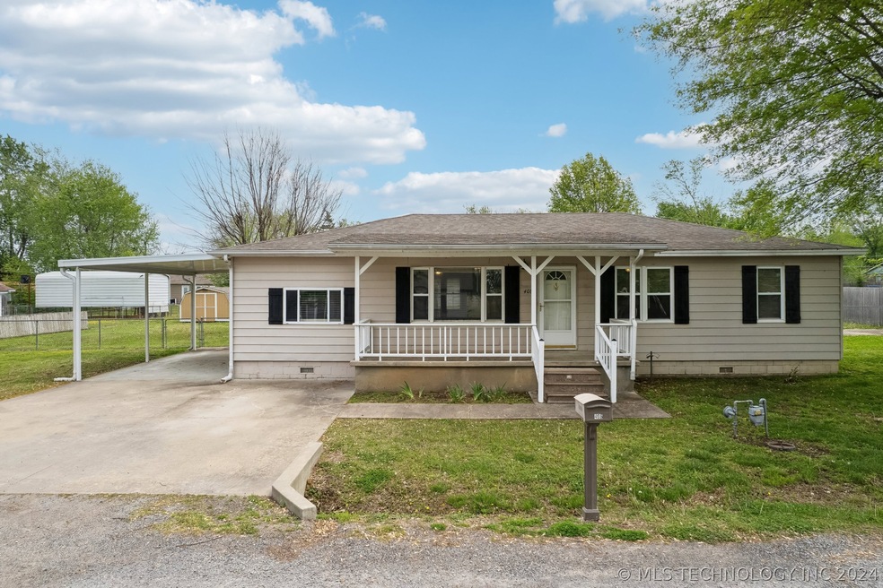 408 N Spencer St, Chouteau, OK 74337 - photo 1