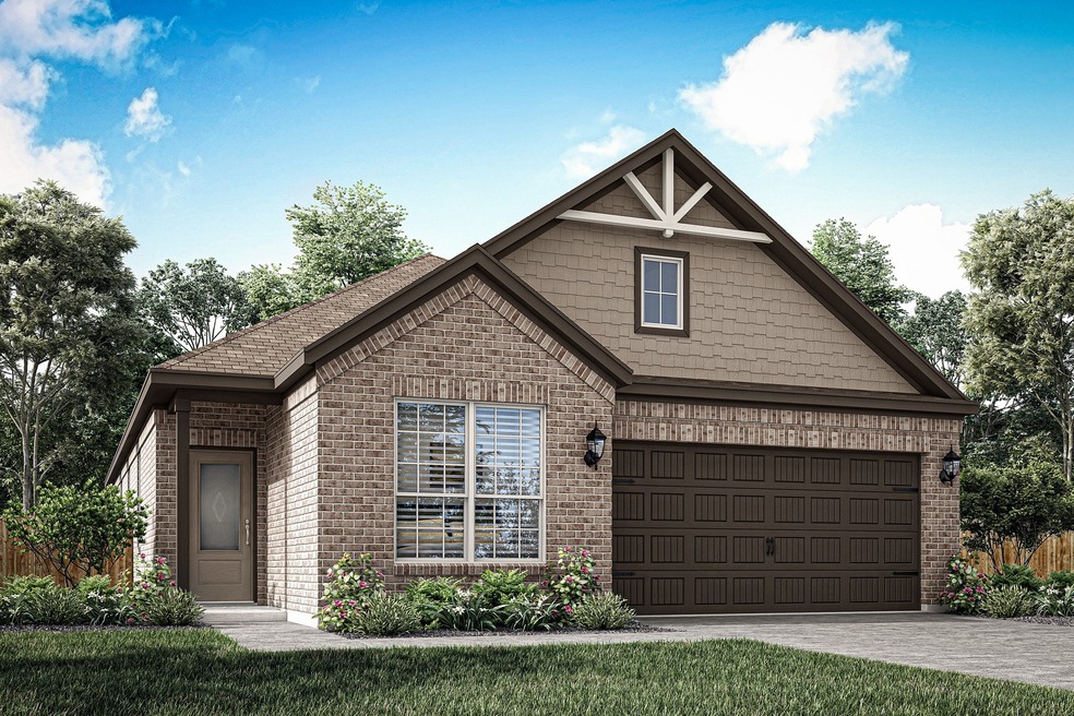 The one-story Victoria plan by LGI Homes features