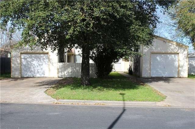 Street view of unit A (left) and unit B (right)