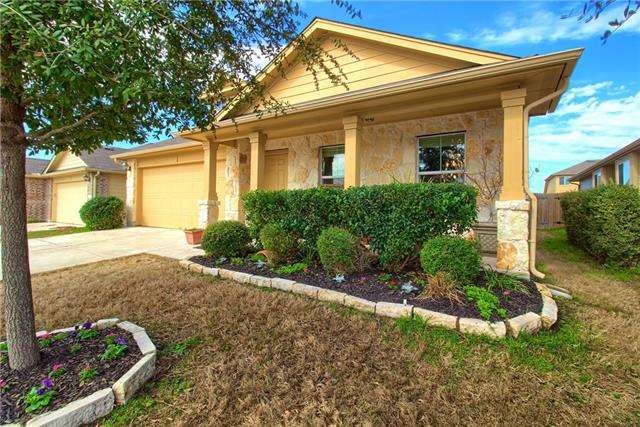 Beautiful front landscaped yard