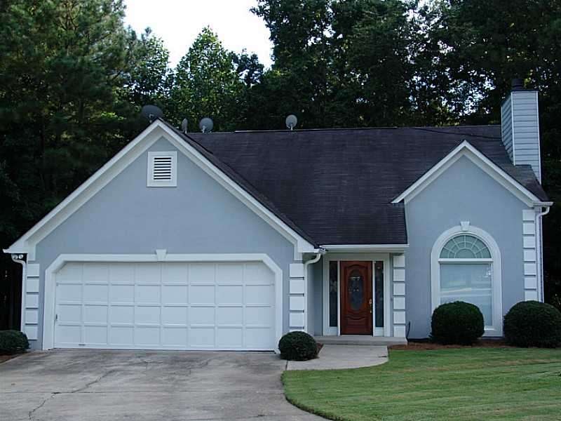 Exterior Front. Level Lot with Master on Main