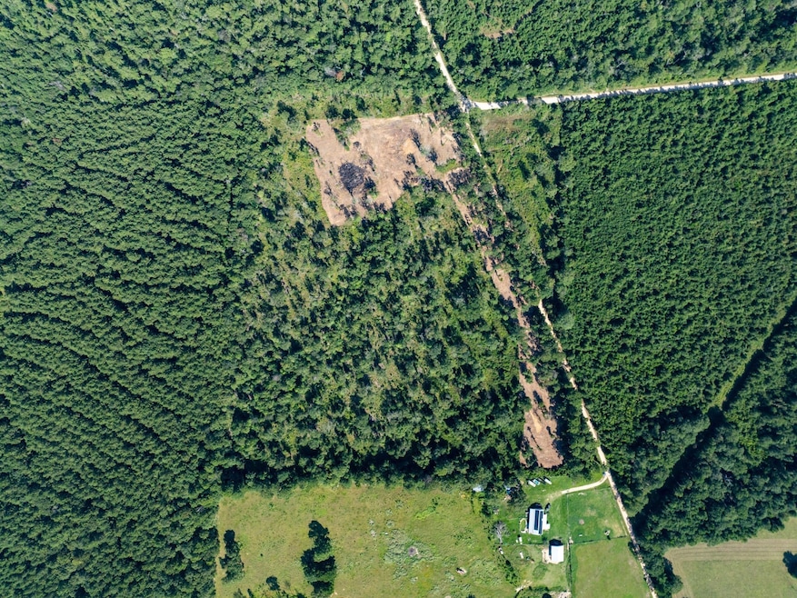 Aerial overview of property's location