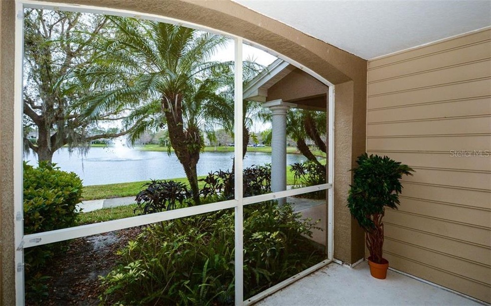 Screened in Lanai with views of the Lake