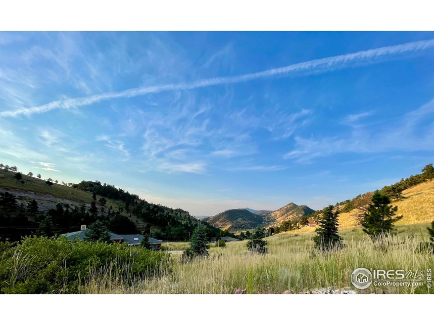 Foothills views from your driveway and build site
