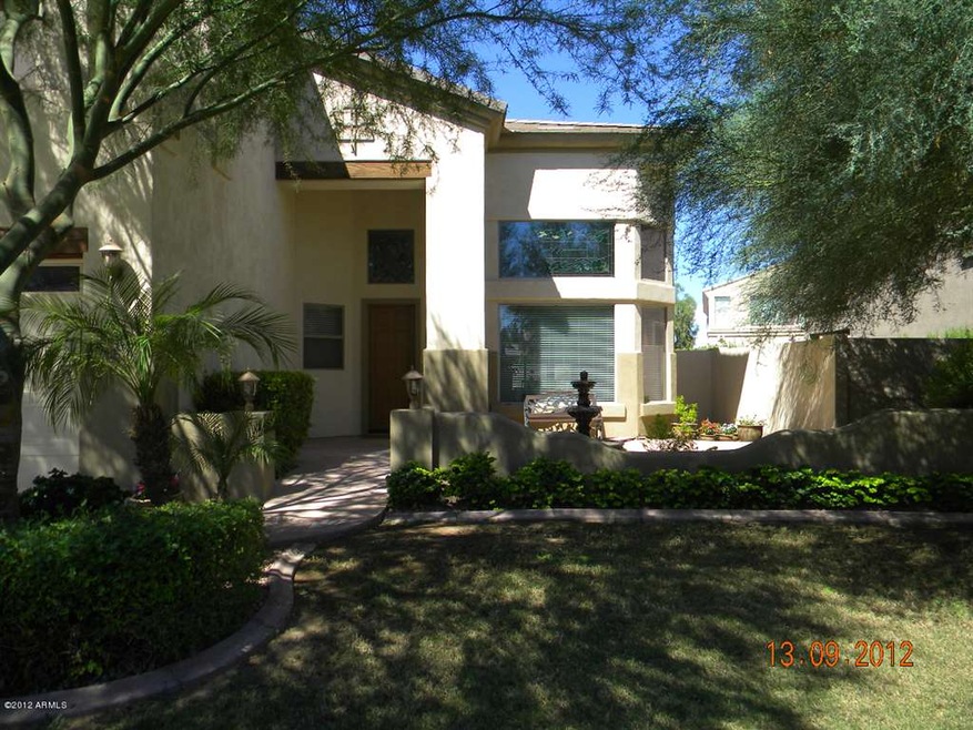 Front of the house........
