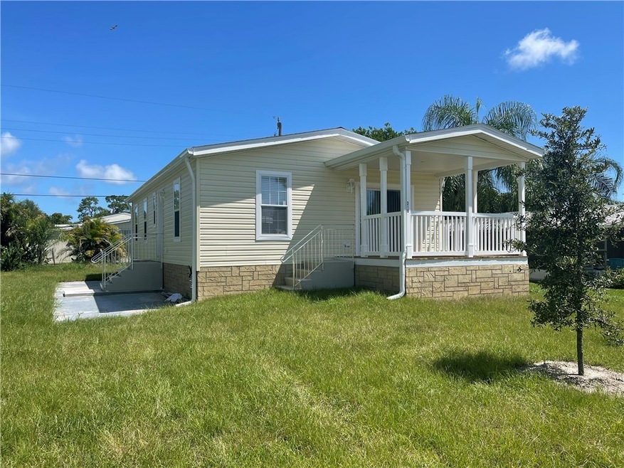 Front left side of home