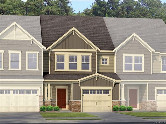 Rendering of the home being built on this home site.