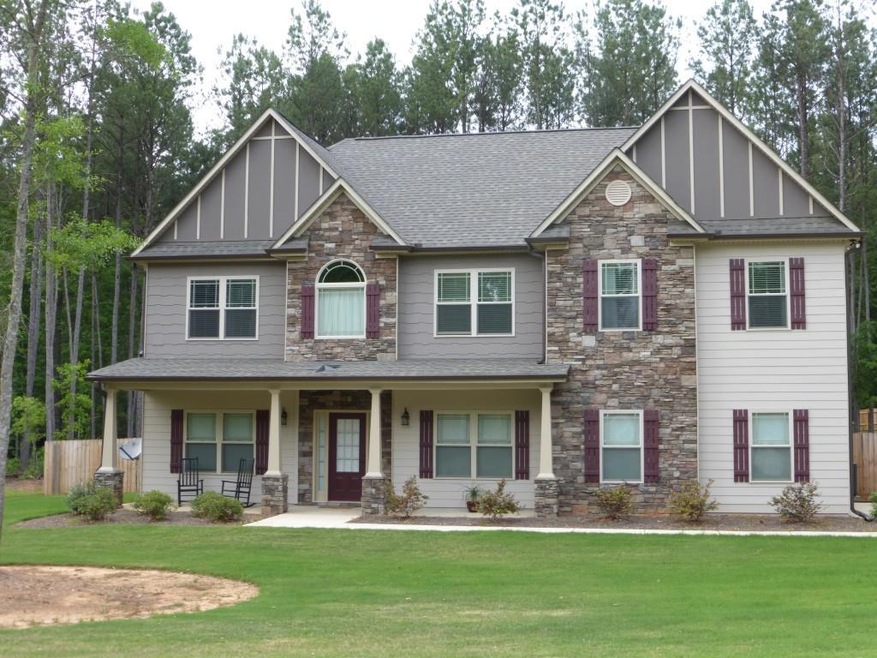 Great curb appeal.  Rocking chair front porch, bea