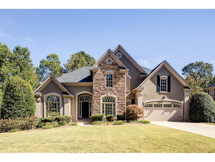Stately European Hard Coat Stucco and Stone exteri