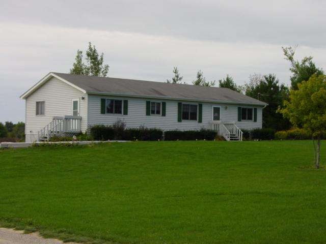 This is the front view of the home.