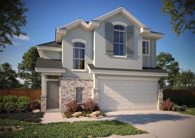 Guadalupe A Elevation. Photo of similar home. Actual home under construction.