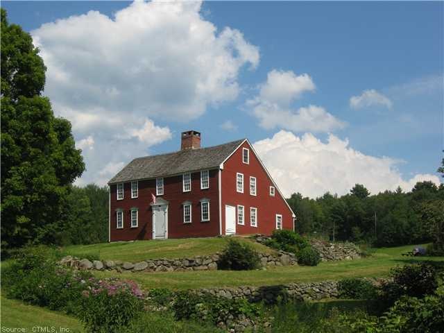 Exterior Front. 1736 Saltbox on 29 subdividable ac