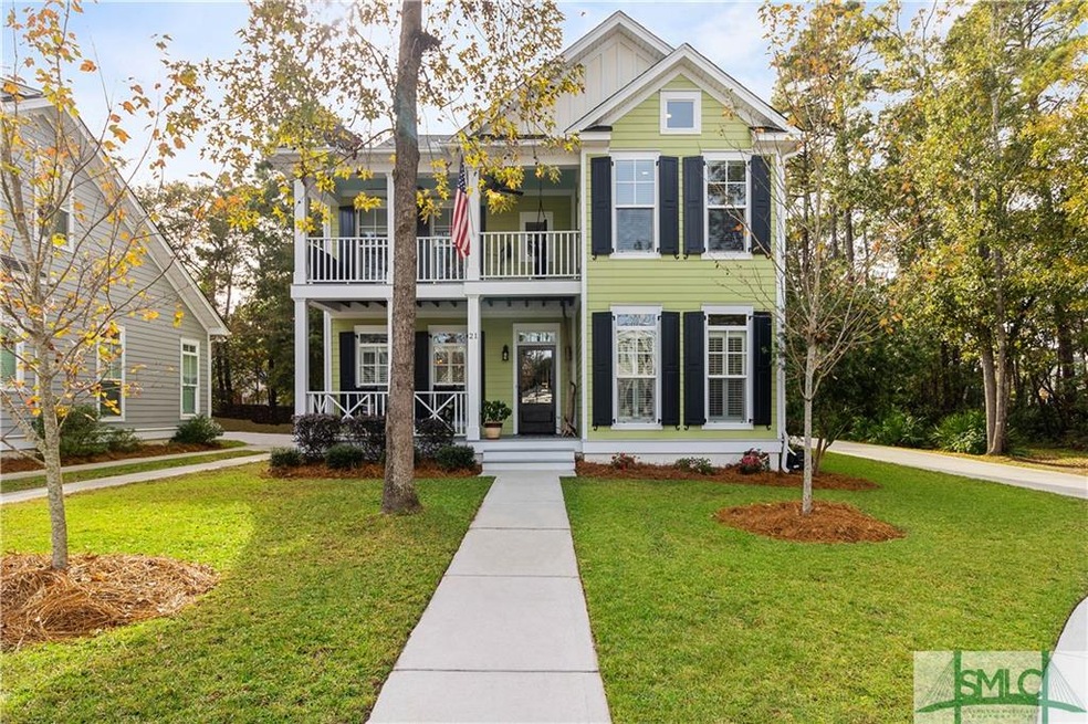 Double front porches gives this Southern gem amazi