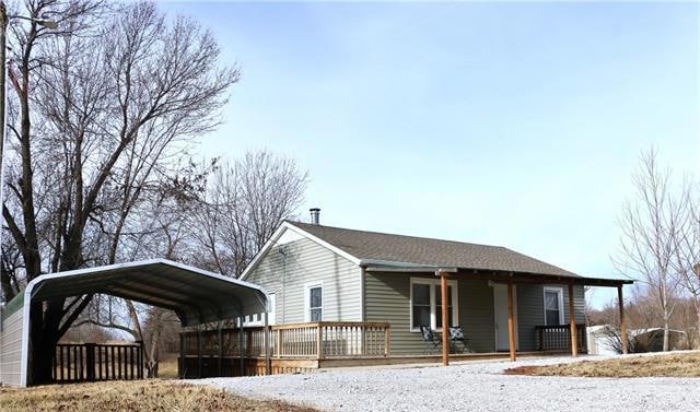 Front of Home with Carport #1