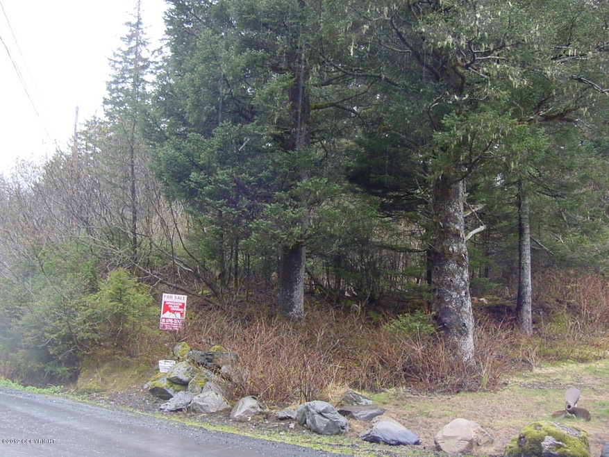 Sign is on property marker