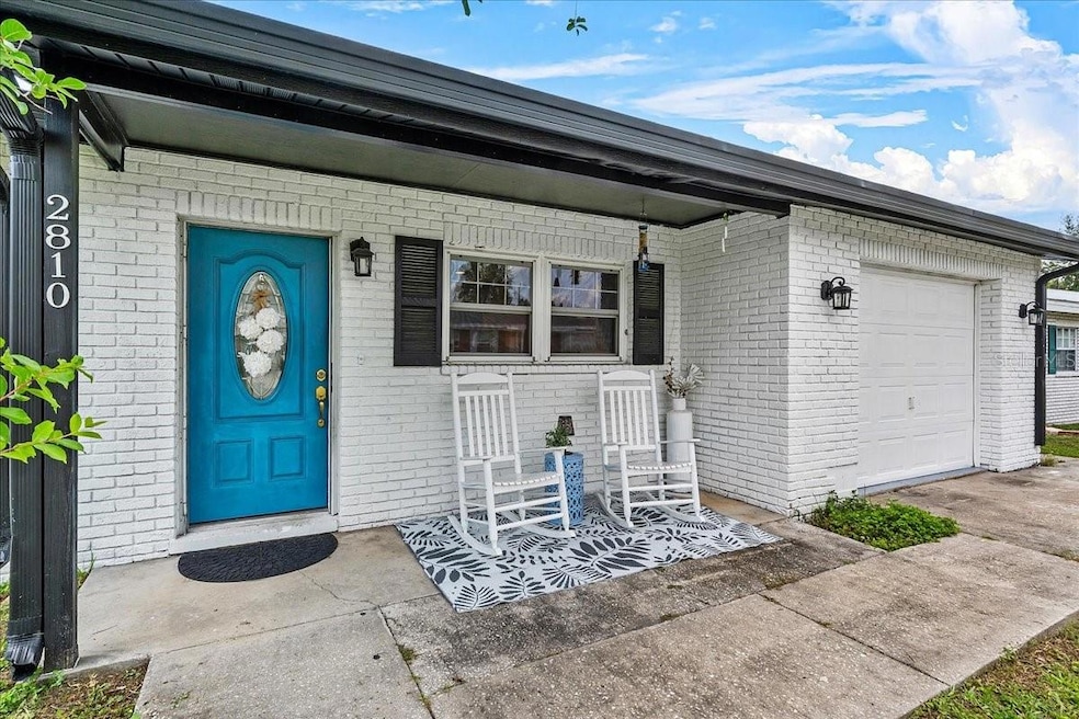 Covered front patio