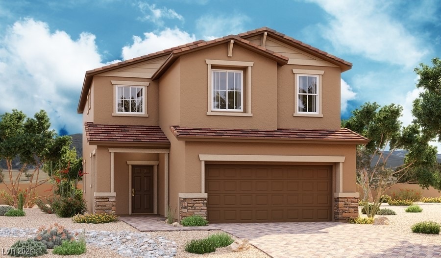 Sycamore Plan ~ Elevation B ~ Rendering