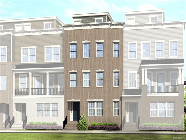 Rendering of the home being built on this home sit