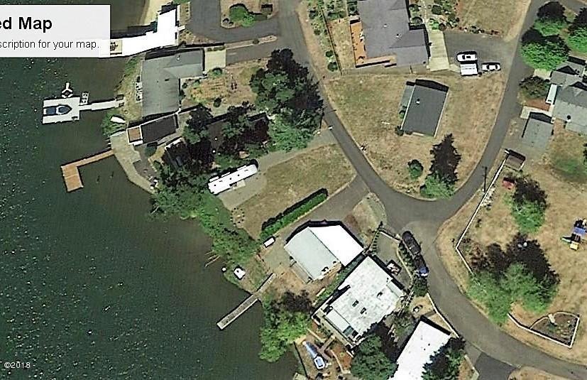 Aerial of lot