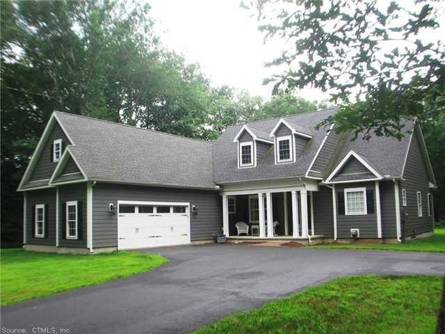 Exterior Front. open 1900 sf ranch with expansion 