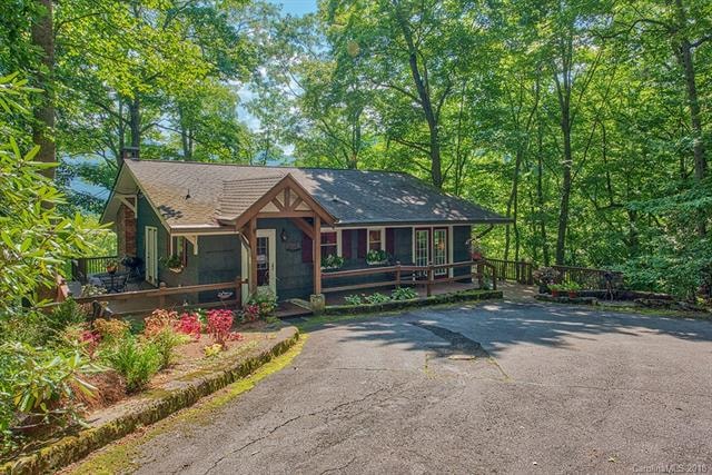 Front view of large asphalt driveway