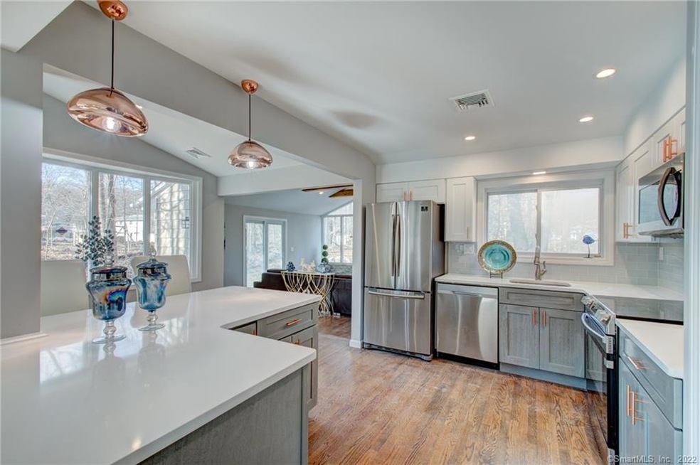 Kitchen to family room