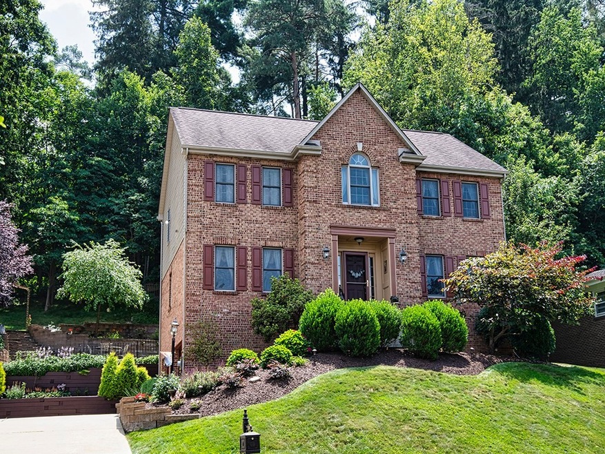 Beautifully landscaped in the front and back of th