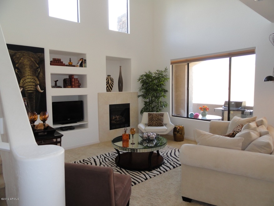 GREAT ROOM WITH SOARING CEILING