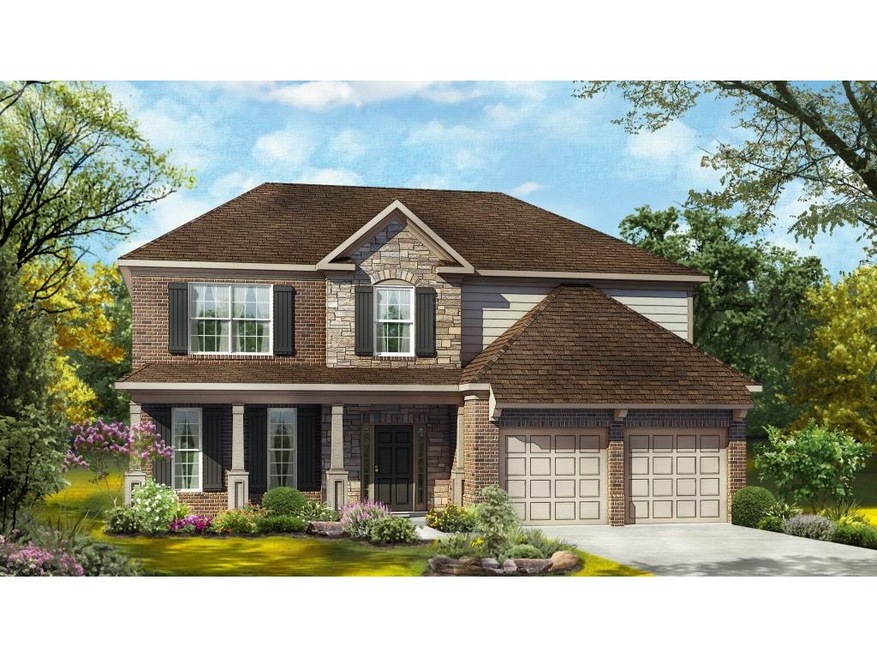 Color Rendering of Plan & Elevation.