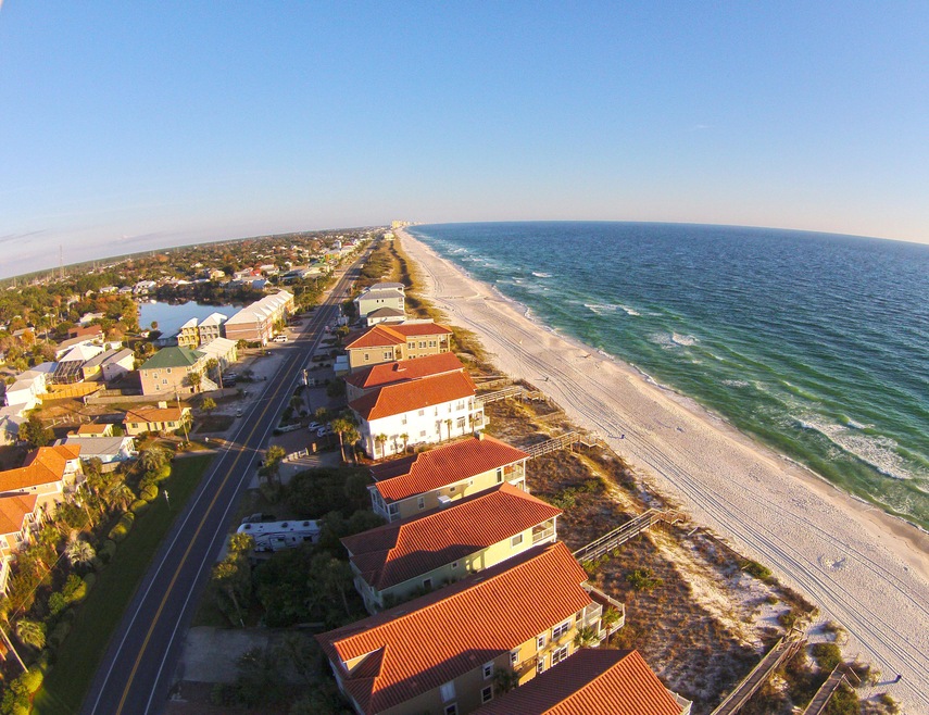 Beach View Aerial