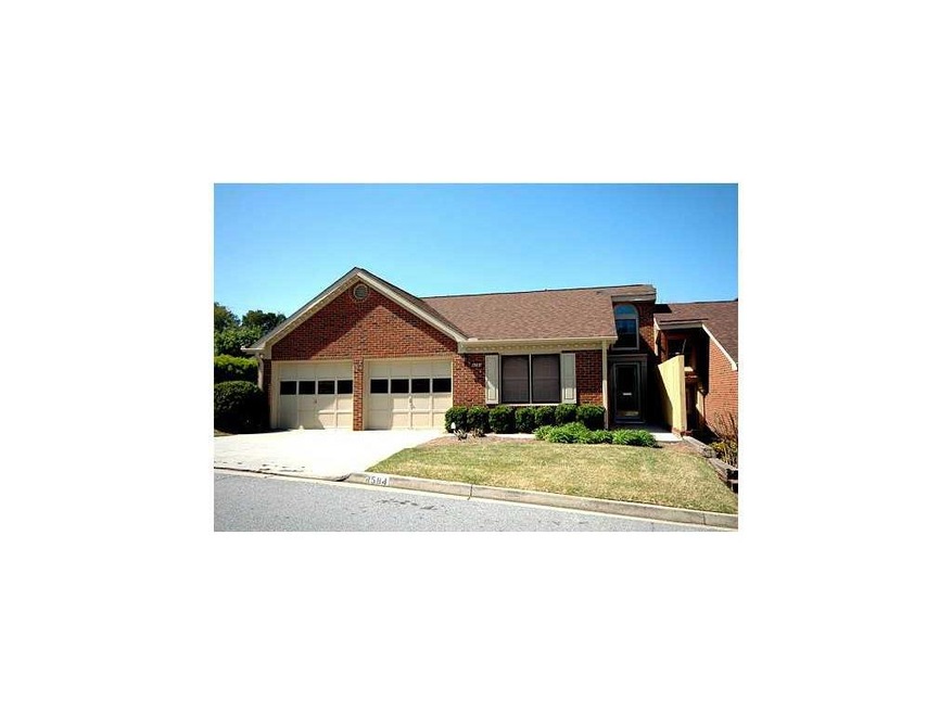 Exterior Front. Wonderful all-brick end unit.