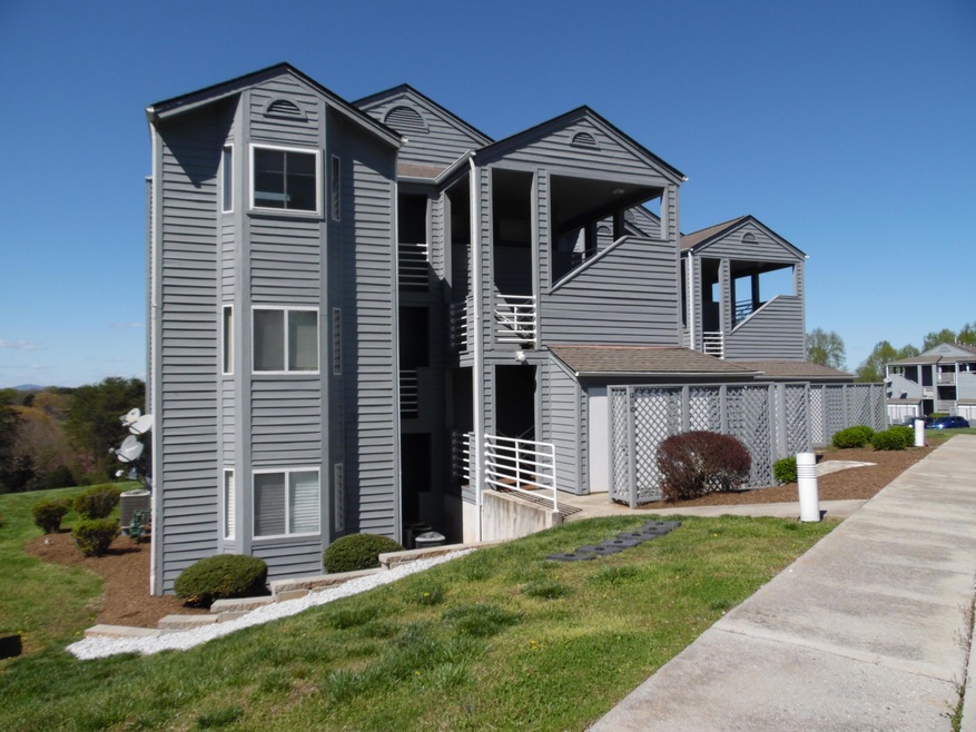 Exterior of condo building