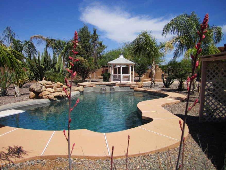 Amazing resort backyard