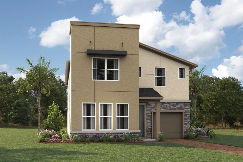Architect's Rendering - Modern Elevation