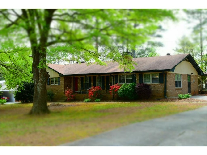 Four sided brick home in an established neighborho