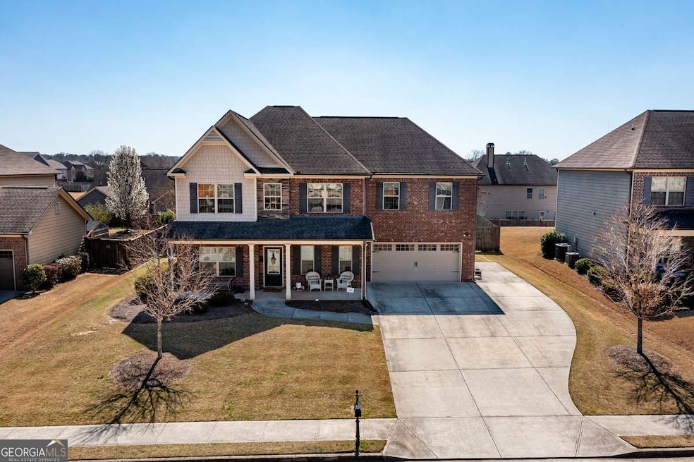 The Home has been built on a large premium builder