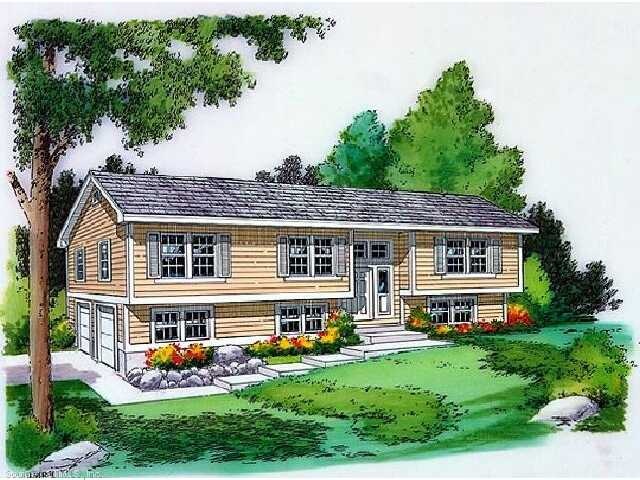 Exterior Front. Design option #1. This home design