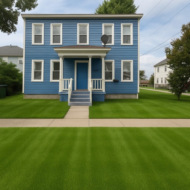 Spacious multi-family property featuring four fron