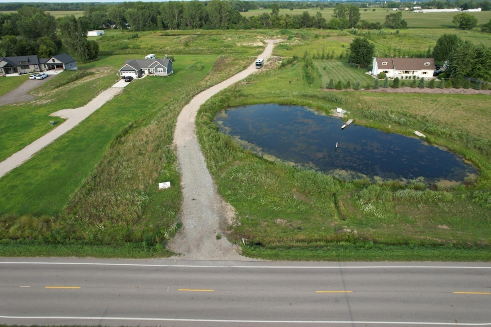 looking into the property