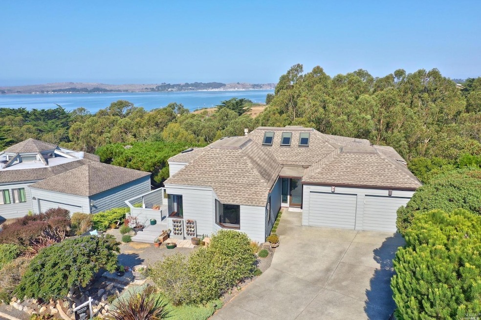 This home overlooks open space and Ocean & Bay Vie