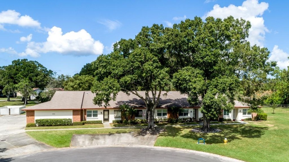 3351 Stonehaven Ct  with the  garages at the end o