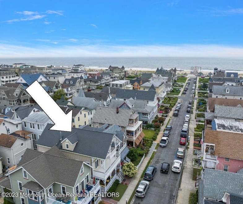Aerial with beach view