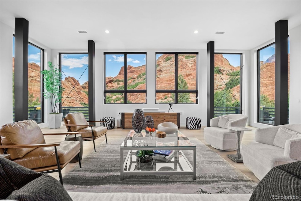 Main living room facing east