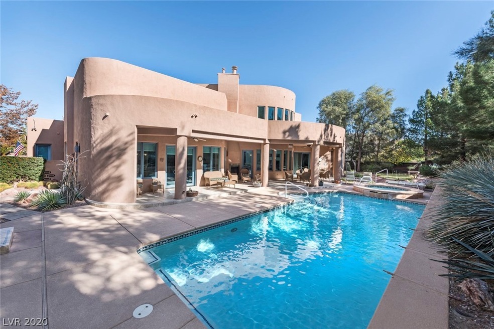 This custom two-story estate with casita boasts ad