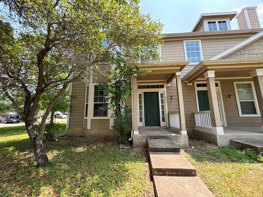 View of front of home with a front lawn
