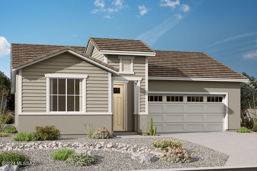 Rosewood - Western Farmhouse Elevation