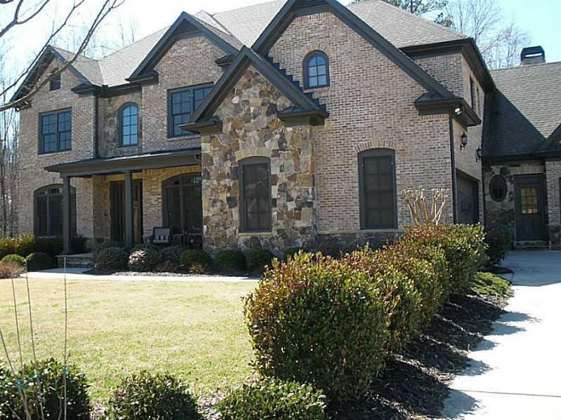Exterior Front. Custom built Craftsman style brick